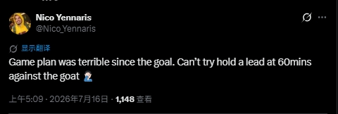 李可炮轰英格兰:领先就守是对阵GOAT的致命错误 李可炮轰英格兰:领先就守是对阵GOAT的致命错误