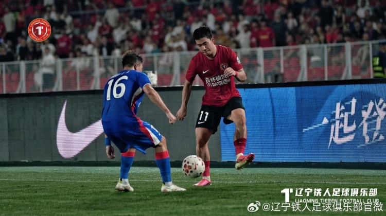热菲尼奥双响邦本宜裕点射 辽宁铁人楠波湾主场3-1力克上海申花